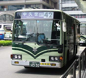 京都市バス 横大路営業所A 大型 側面幕機 セット 取り付き